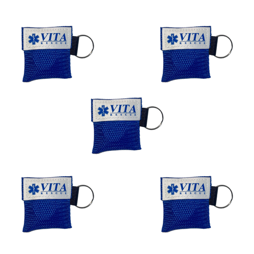 Pac01 - Llavero mascarilla para RCP 5pcs